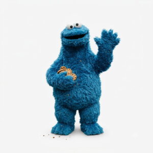 Cookie Monster Character Visit